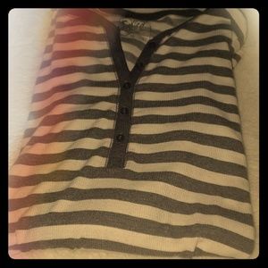 Basic long sleeve, strip shirt.